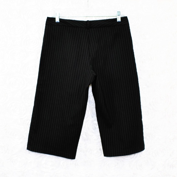 Vtg Erica Simone Capri Pin Stripe Pants - Picture 2 of 3